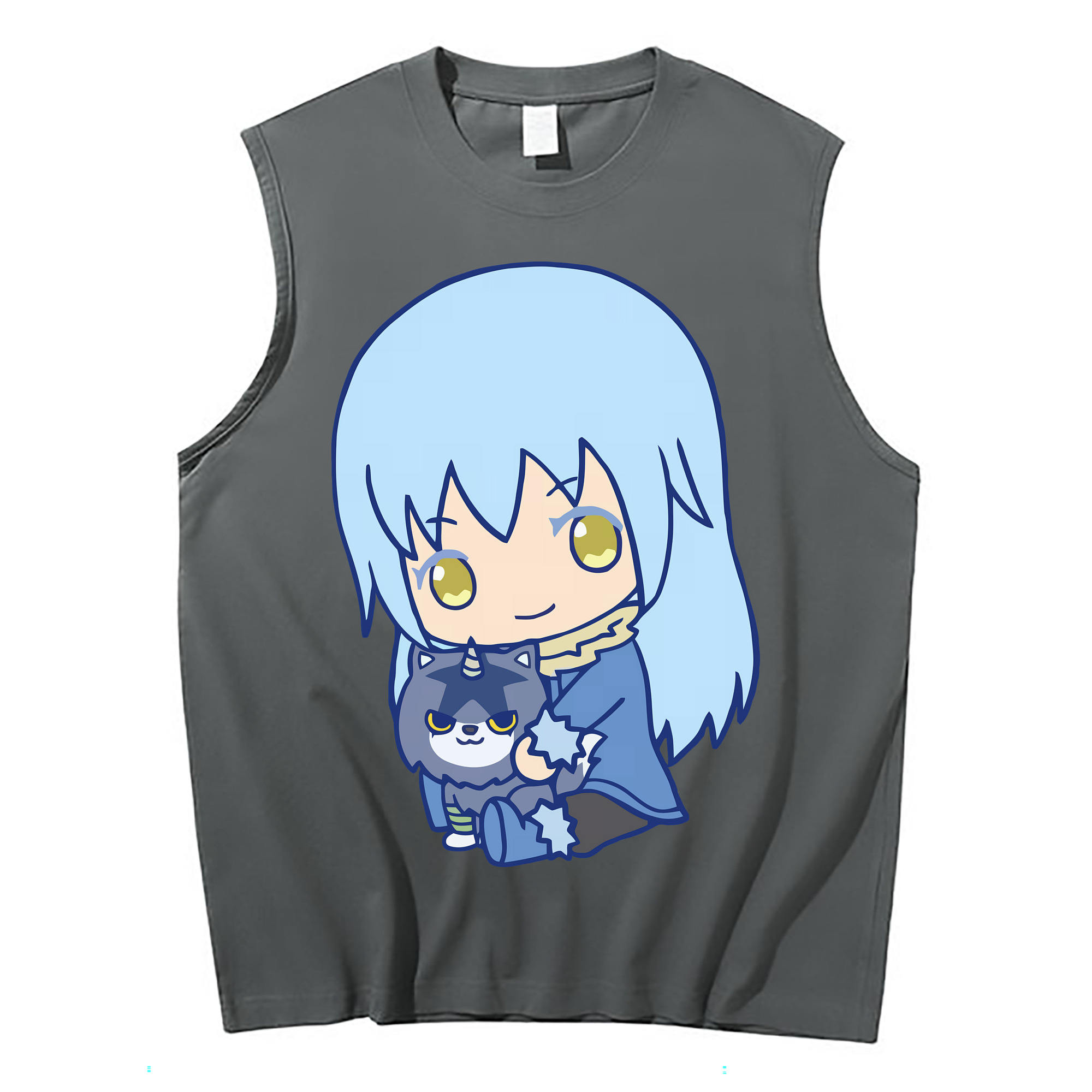 （画像用） 転スラ Regarding Reincarnated to Slime コットン100％タンクトップ（フロントプリント）